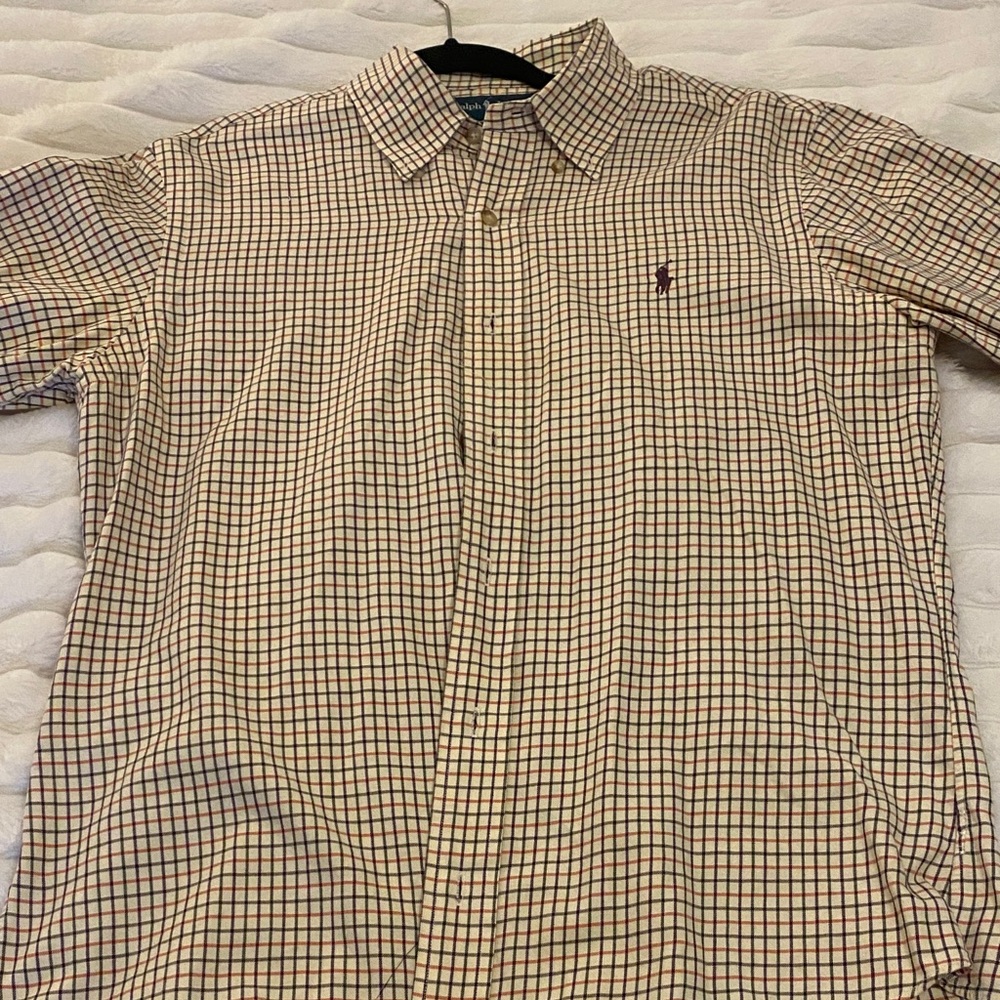 Ralph Lauren Multicolor Checkered Button Down Shirt
